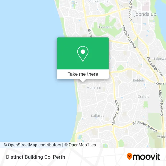Mapa Distinct Building Co