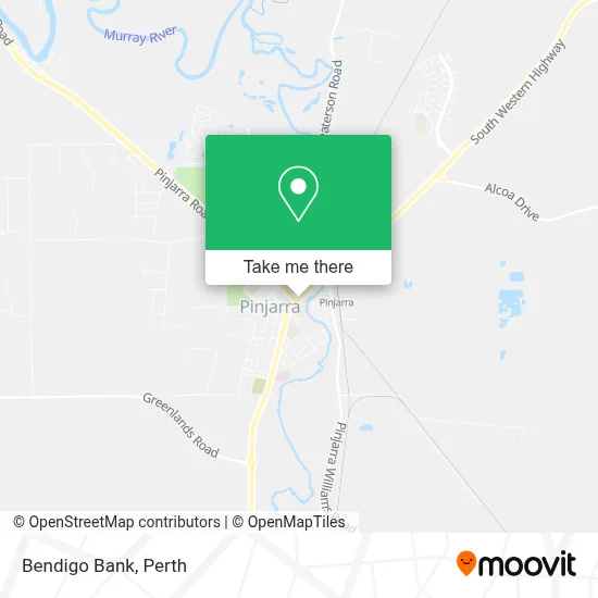 Mapa Bendigo Bank