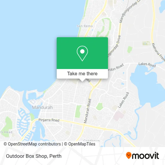 Outdoor Box Shop map