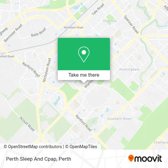 Mapa Perth Sleep And Cpap