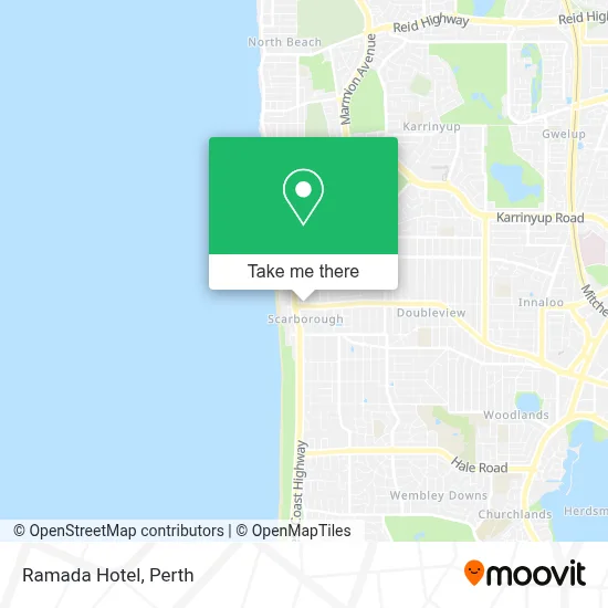 Mapa Ramada Hotel