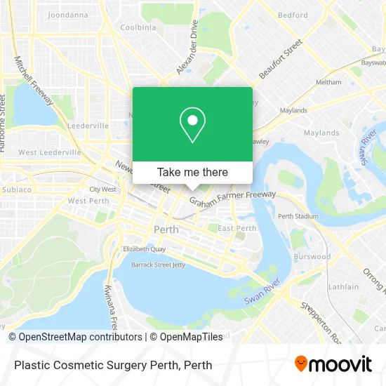 Mapa Plastic Cosmetic Surgery Perth