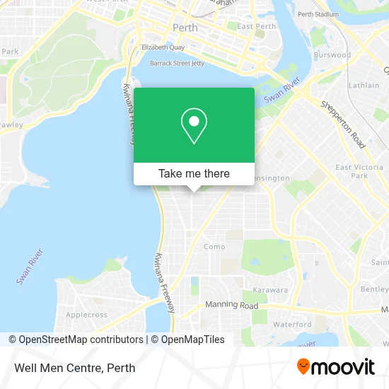 Mapa Well Men Centre