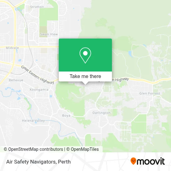 Mapa Air Safety Navigators
