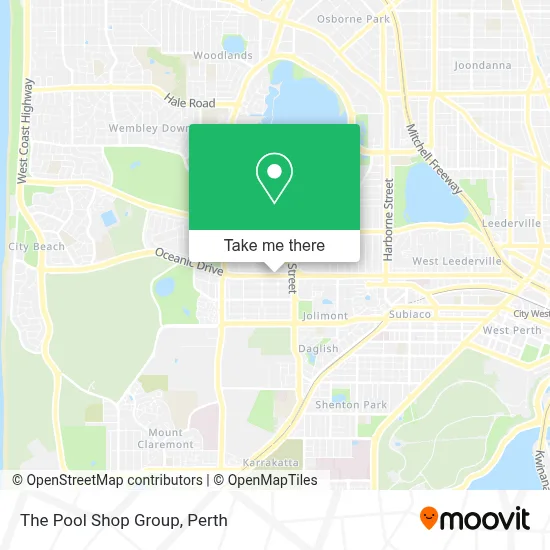 The Pool Shop Group map