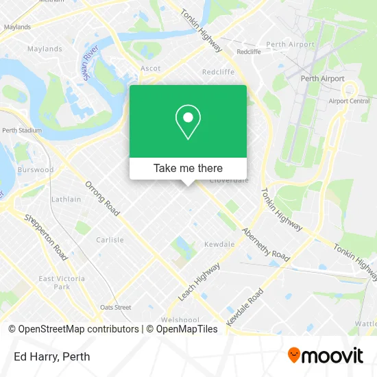Ed Harry map