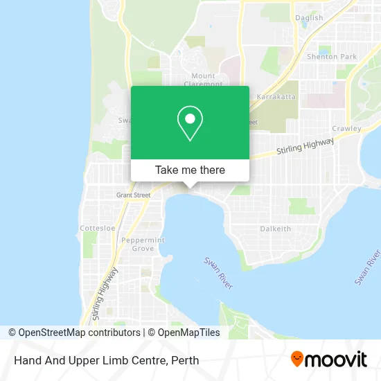Mapa Hand And Upper Limb Centre