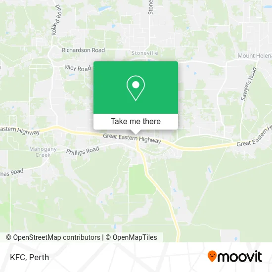 Mapa Kfc