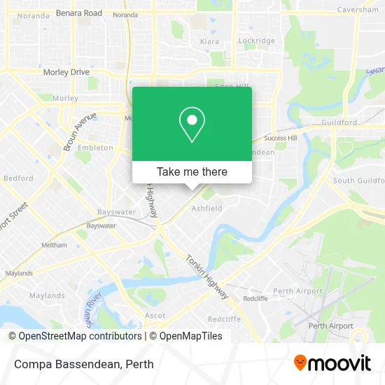 Compa Bassendean map