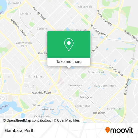 Mapa Gambara