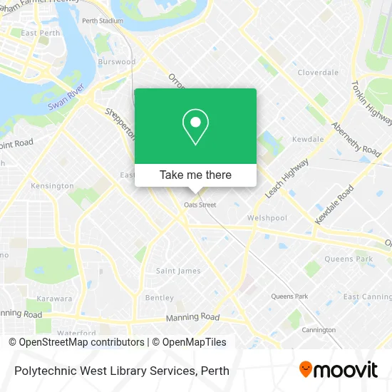 Mapa Polytechnic West Library Services