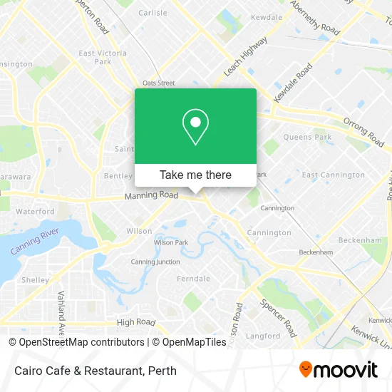 Mapa Cairo Cafe & Restaurant