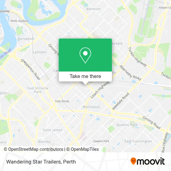 Mapa Wandering Star Trailers