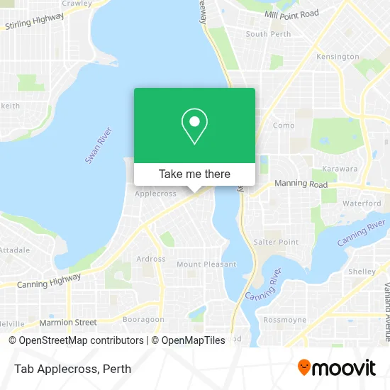 Mapa Tab Applecross