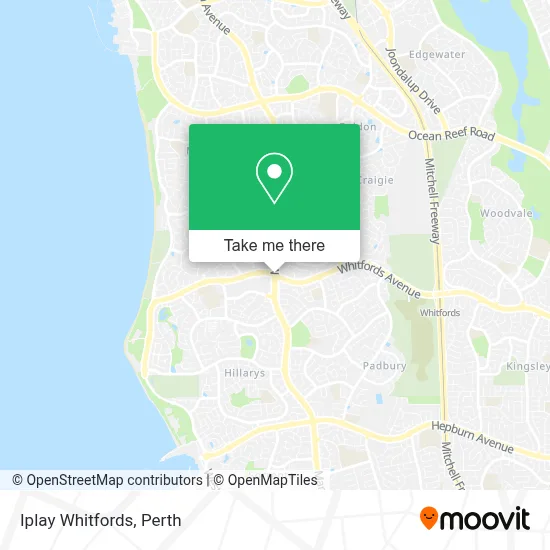Mapa Iplay Whitfords
