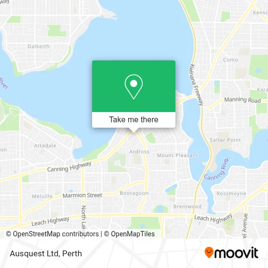 Mapa Ausquest Ltd