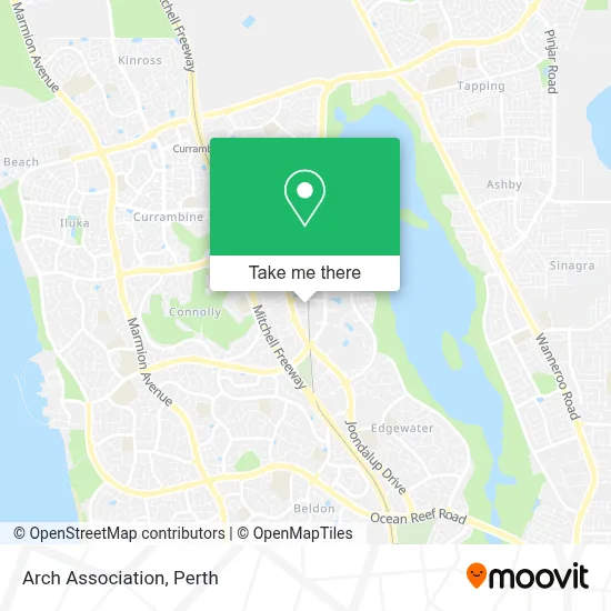 Arch Association map