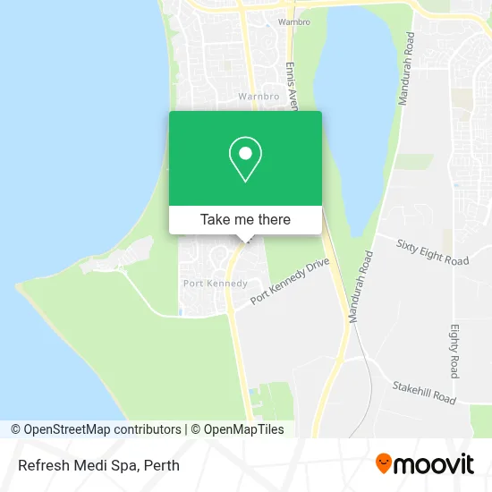Mapa Refresh Medi Spa