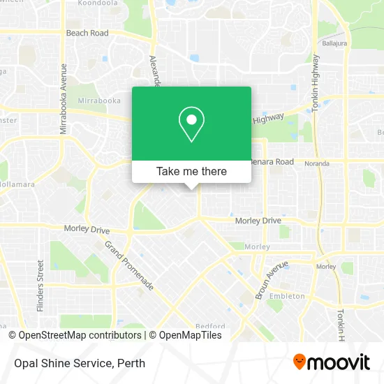 Mapa Opal Shine Service
