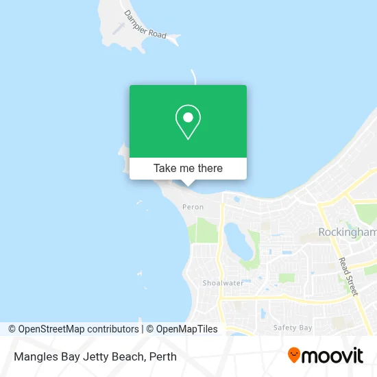 Mapa Mangles Bay Jetty Beach