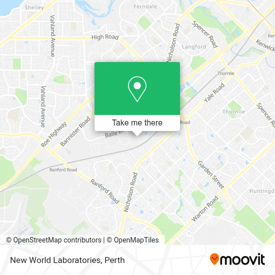 Mapa New World Laboratories