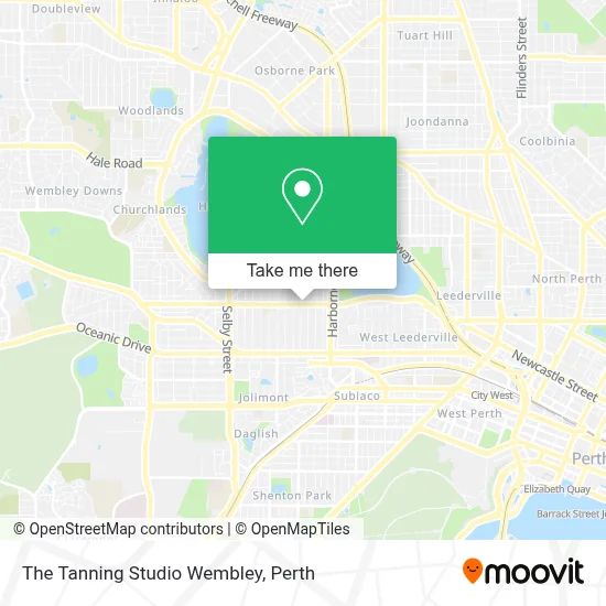 Mapa The Tanning Studio Wembley