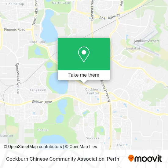 Cockburn Chinese Community Association map