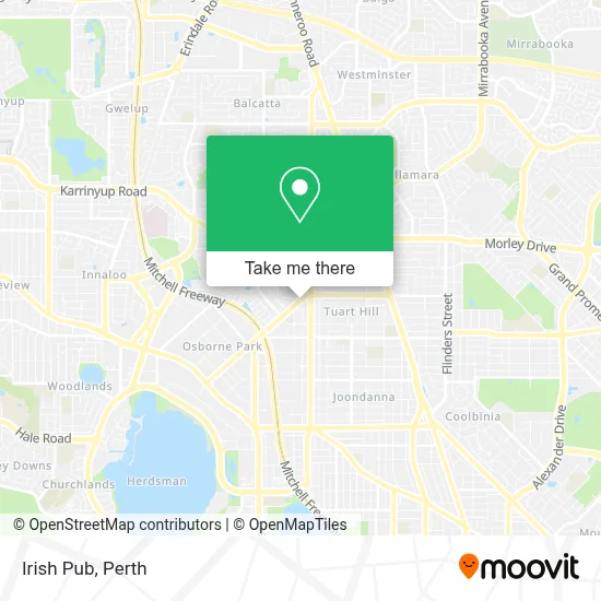 Mapa Irish Pub