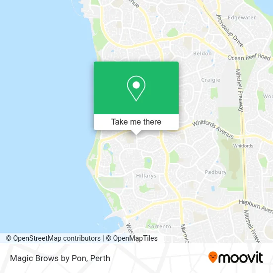 Mapa Magic Brows by Pon