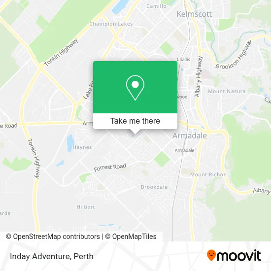 Mapa Inday Adventure
