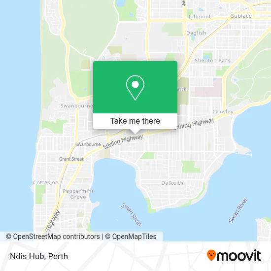 Mapa Ndis Hub