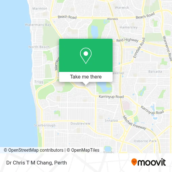 Mapa Dr Chris T M Chang