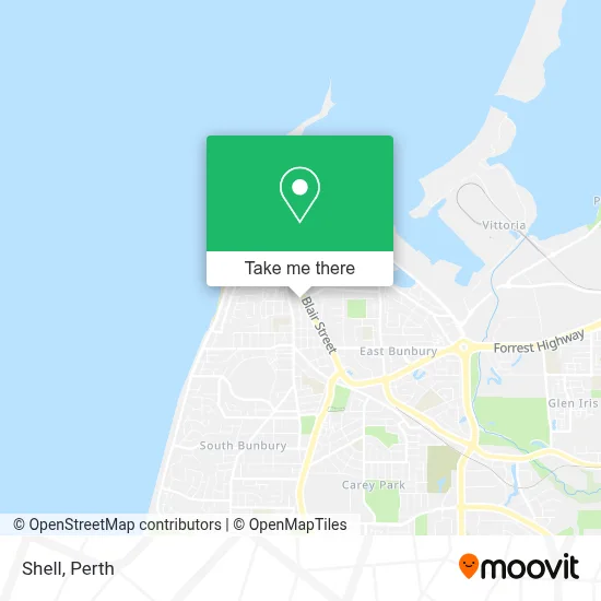 Mapa Shell