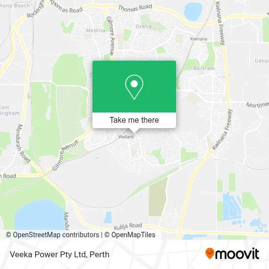 Mapa Veeka Power Pty Ltd