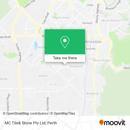 Mapa MC Tile& Stone Pty Ltd