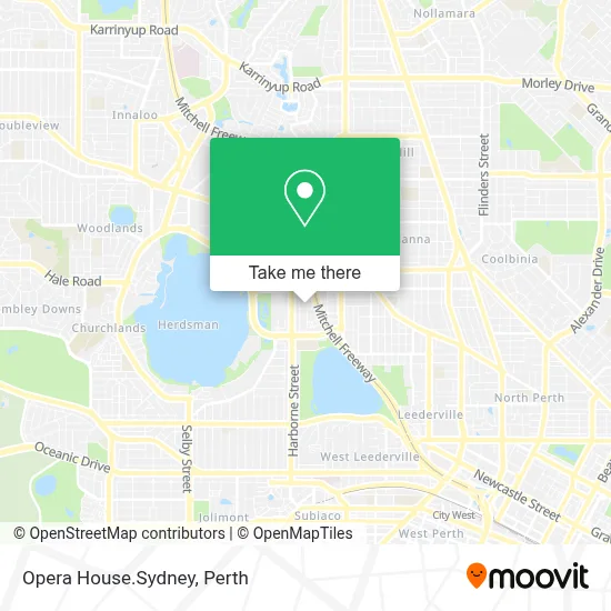 Mapa Opera House.Sydney
