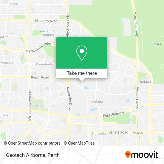 Mapa Geotech Airborne