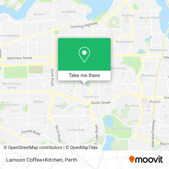 Mapa Lamoon Coffee+Kitchen