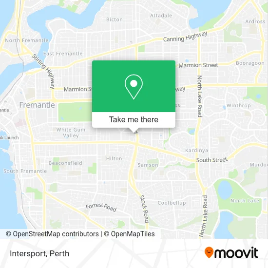 Mapa Intersport