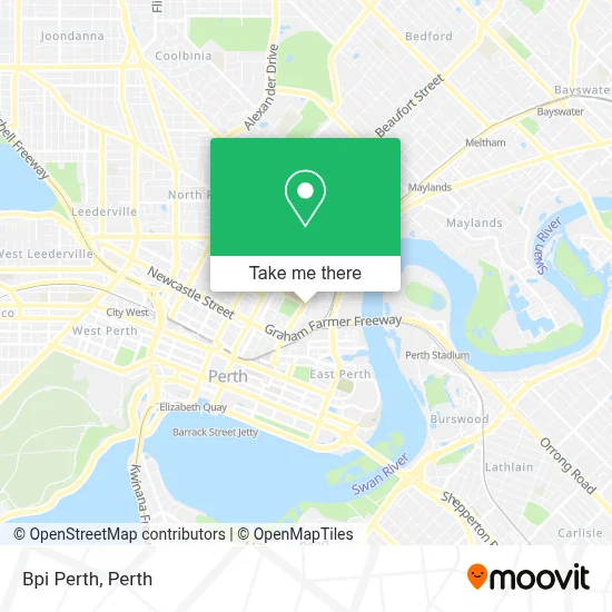 Bpi Perth map