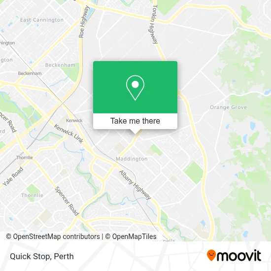 Mapa Quick Stop