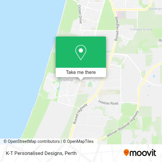 Mapa K-T Personalised Designs