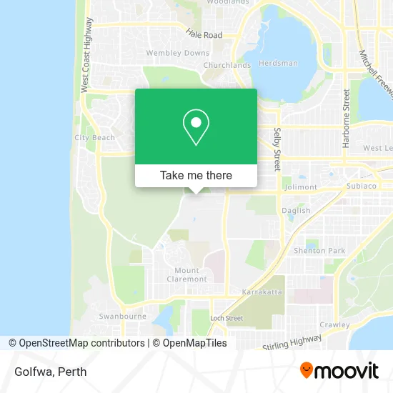Mapa Golfwa