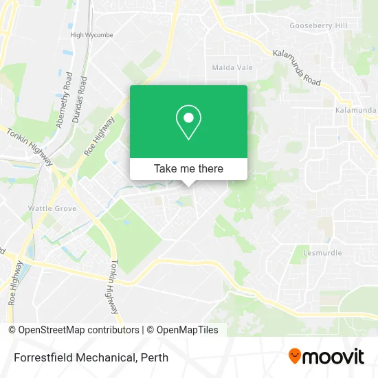 Mapa Forrestfield Mechanical