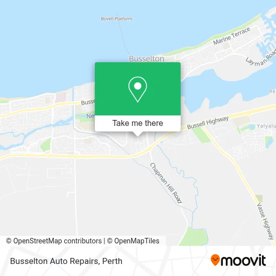 Busselton Auto Repairs map