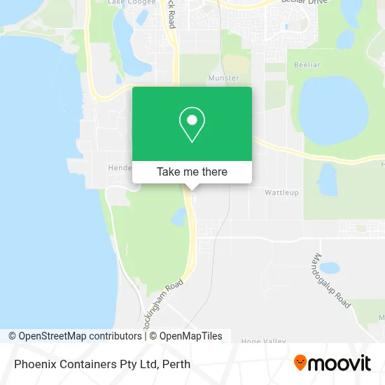 Mapa Phoenix Containers Pty Ltd
