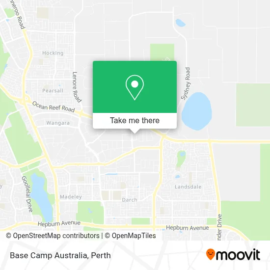 Mapa Base Camp Australia