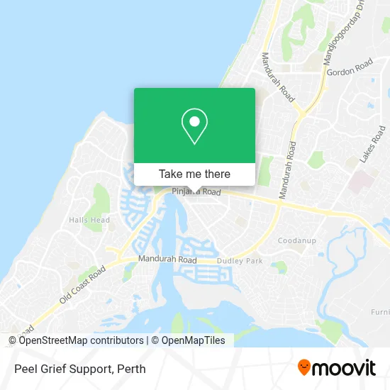 Mapa Peel Grief Support