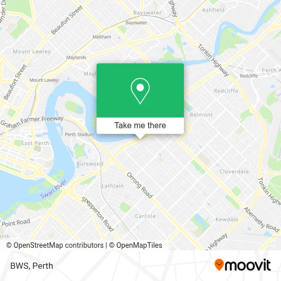 Mapa Bws