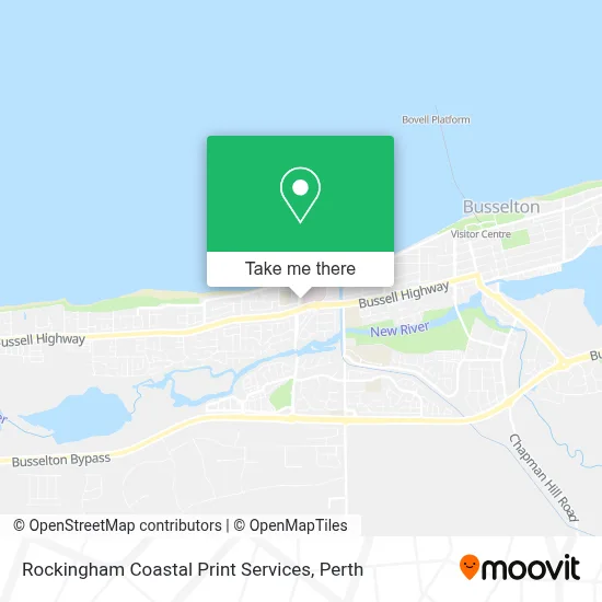 Mapa Rockingham Coastal Print Services